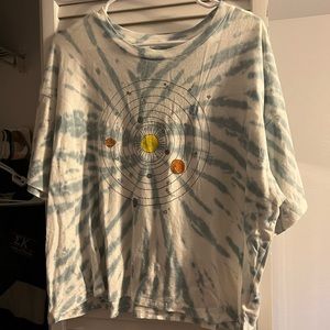 Tie-dye space graphic T-shirt, American Eagle